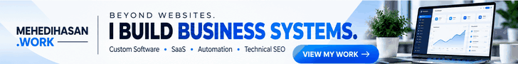 Custom Software, SaaS, Automation and Technical SEO - Mehedi Hasan